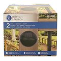 Boston Harbor Solar Light, NIMh Battery, AAA Battery, 1Lamp, Plastic Fixture, Black, Battery Included Yes 26081